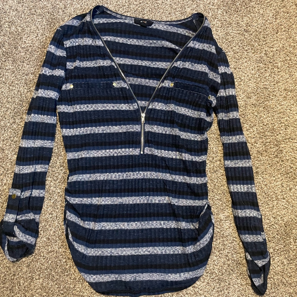 Mine Blue Striped Shirt 💙